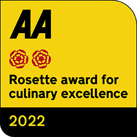 AA 2 Rosette award for culinary excellence 2022